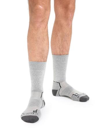 Blizzard Heather Icebreaker Merino Hike+ Medium Crew Men's Socks | AU 1026RVDW